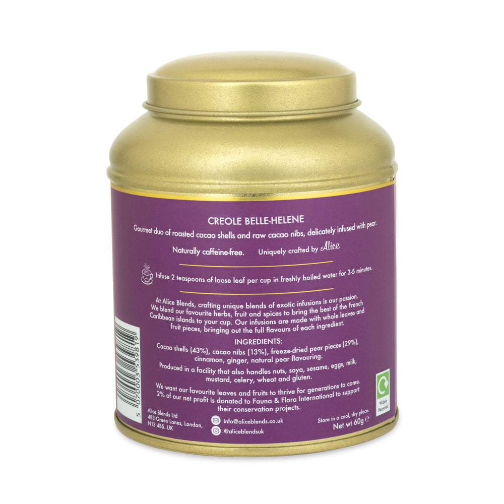 CBH Gold canister with purple label on a white background