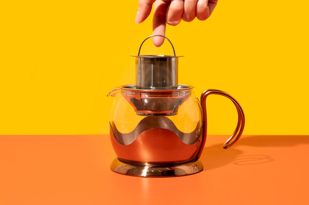 Glass and Copper Tea Infuser, 2-cup